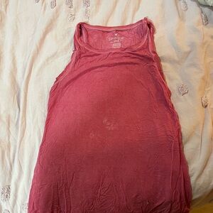 American Eagle Outfitters Vibrant Pink Tank Top